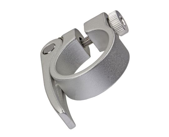 Ergotec Zadelbuisklem QR 34.9mm Zilver