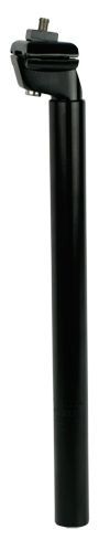Ergotec Zadelpen 27.0x350mm Aluminium Zwart Setback – Maat 27.0x350mm