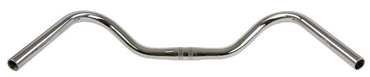 Ergotec Stuttgarter Stalen Stuur Chroom – Maat 25.4mm/550mm