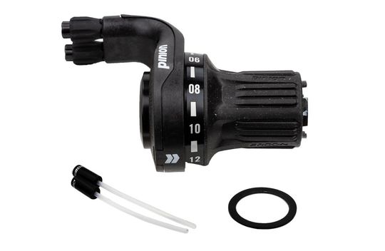 Pinion DS2.12 Versteller E-Bike Shifter 12V Zwart