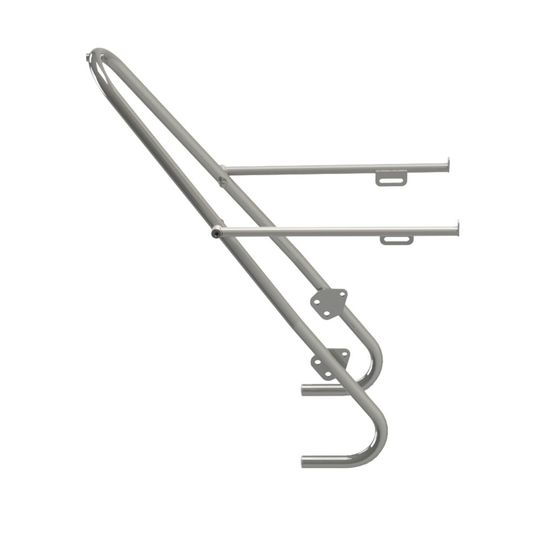 Tubus Tara Lowrider Voordrager RVS 26/28" – Zilver