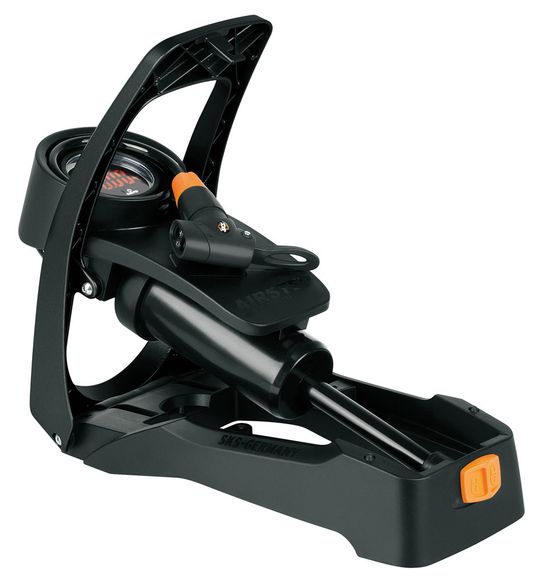 SKS Airstep Digi Voetpomp met Digitale Manometer – Zwart