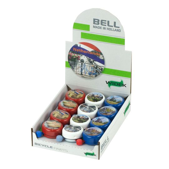 Widek Nederland Fietsbel – Assorti Doos 12 Stuks