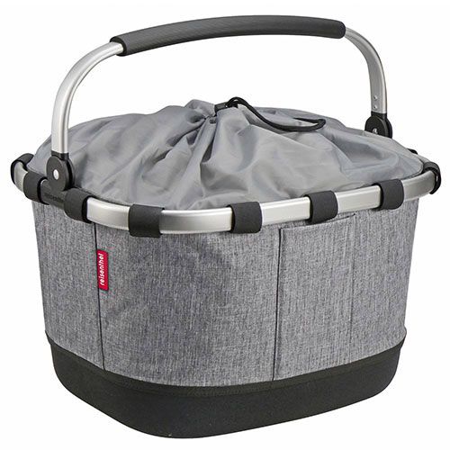 KLICKfix Carrybag GT Racktime Twist Silver Fietstas – 28x33x42cm