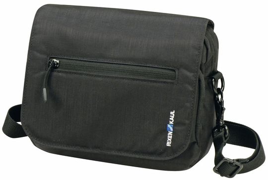 KLICKfix SmartBag Touch Stuurtas 1,8L – Zwart-Rood – 8x21x16cm