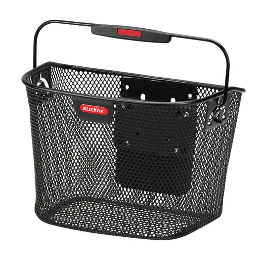 KLICKfix Mini Basket fietsmand zwart – 10 liter