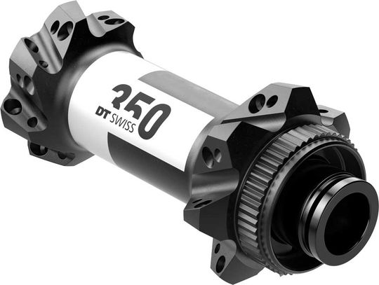 DT Swiss 350 Straightpull Voornaaf 28G 100/15mm - Maat 28 Gaats / 100/15mm TA