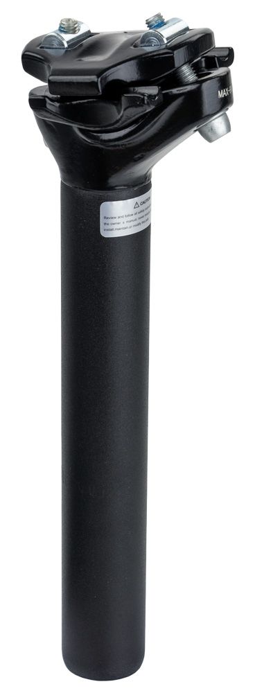 Zadelpen HL C255 Aluminium Mat Zwart – 27.2x200mm