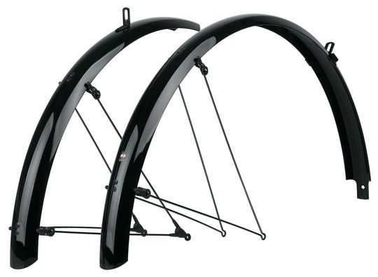 SKS Bluemels Basic Spatbordset 26" 60mm Zwart
