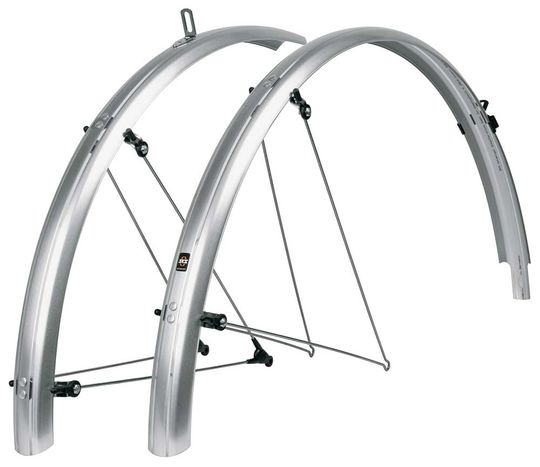 SKS Bluemels Basic Spatbordset 28" Zilver – 35mm