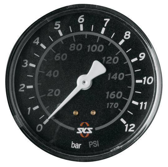 SKS Airmotion Manometer 63mm - Zwart - Maat 63mm
