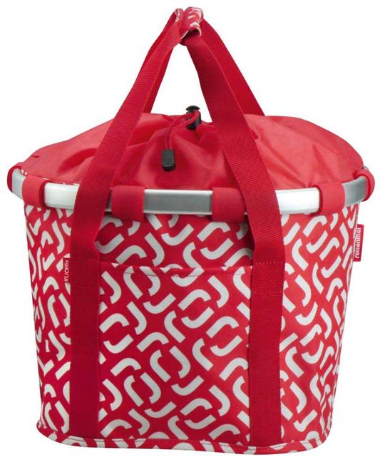 KLICKfix Bikebasket Signature Red Mandtas 15L - 26x35x28cm