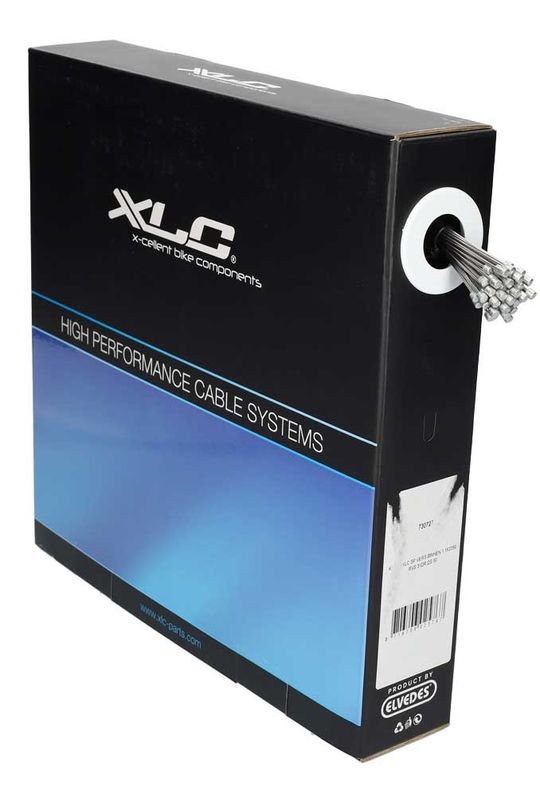 XLC Versnellingskabel Zilver Doos 50st – 2250mm/Ø1.1mm/31 Draads