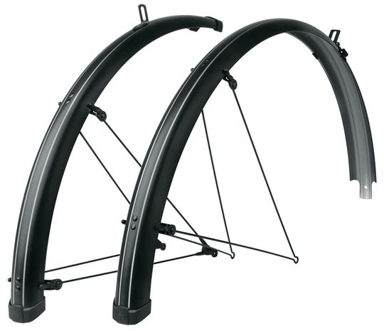 SKS Bluemels Stripes Spatbordset 28" 55mm Zwart