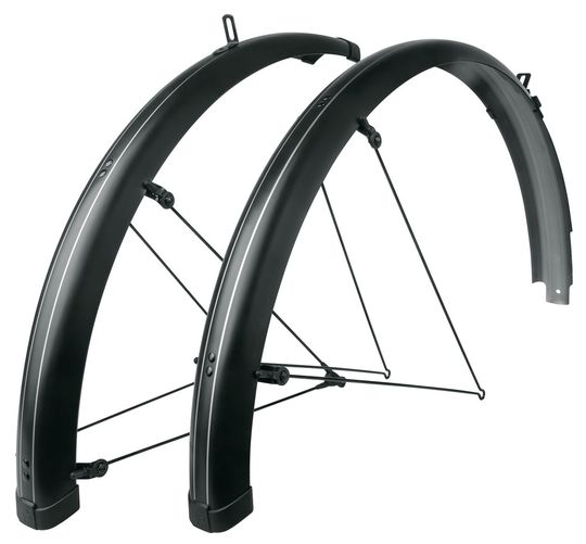 SKS Bluemels Stripes Spatbordset 28" 65mm Zwart