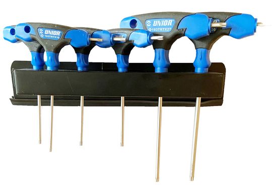 Unior Torxsleutelset T-model 6-delig – Maat 6 Delig