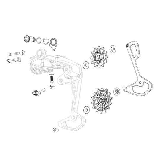SRAM GX Eagle T AXS AccuClip Batterijklem