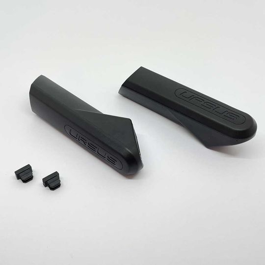 Ursus Jumbo II standaardvoet links + rechts PVC zwart