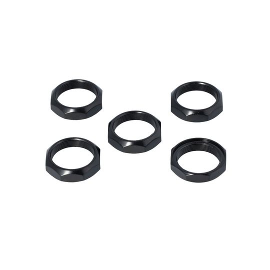 Balhoofdmoer 1 1/8" Zwart – Maat 25.4mm