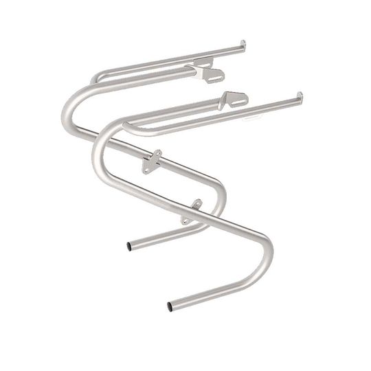 Tubus Duo Titan Lowrider Voordrager Zilver – 26/28"