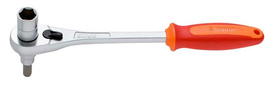 Unior Crankboutsleutel met Ratel 14mm + Inbus 8 – Maat 14mm