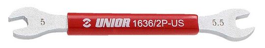 Unior Spaakspanner 5.0-5.5mm Rood – Maat 5.0-5.5mm