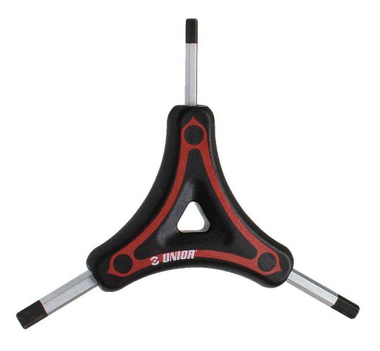 Unior Y-Inbussleutel 2/2.5/3mm - Zwart/Rood