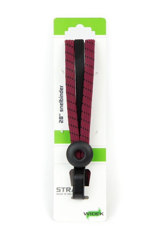 Widek Eye Snelbinder met Haak Zwart/Bordeaux – 12mm / 540mm