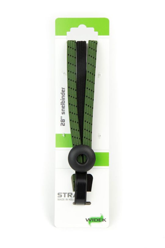 Widek Eye Snelbinder met Haak - Zwart/Olijfgroen - 12mm / 540mm