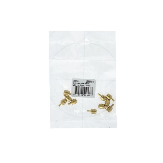 Elvedes Leidingnippel Type C 2.5-5.5mm - Set van 10 - Maat 2.5-5.5mm