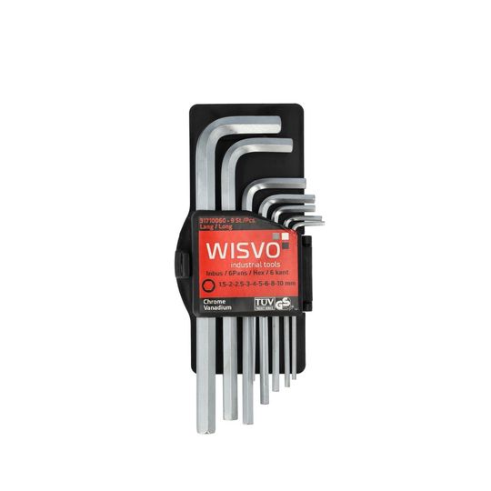 Wisvo Inbusset 1.5-10mm 9-delig – Maat 1.5-10mm 9-delig