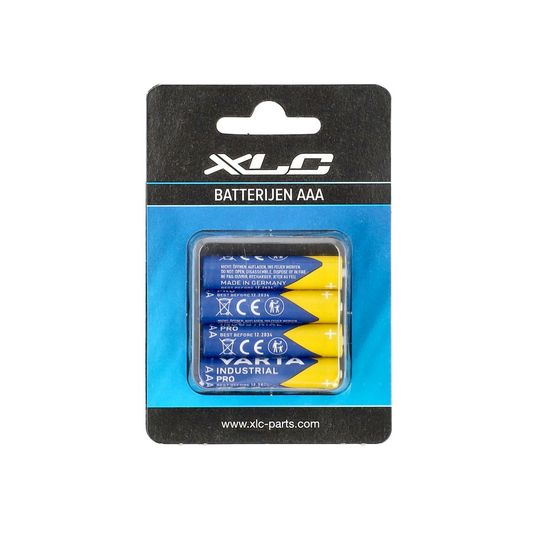 XLC LR03 AAA Batterijen, 4 Stuks – 1,5V / 44,5x10,5mm