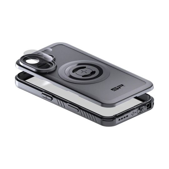 SP Connect Case Xtreme SPC+ iPhone 16 telefoonhoes zwart
