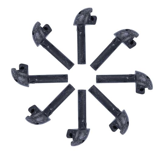 EuroFender Spatbordklem PVC Zwart Set A8