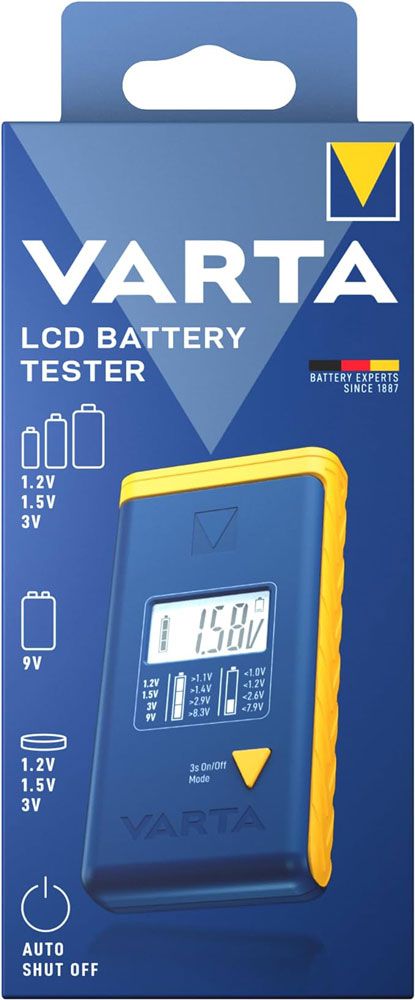 Varta LCD Digital Batterijtester
