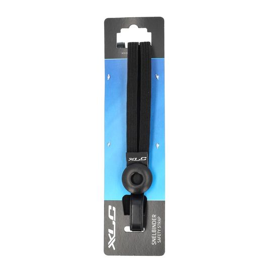 XLC Eye Snelbinder met Haak, Zwart – 24/12mm / 540mm