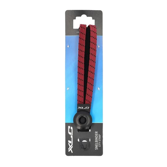 XLC Eye Snelbinder met Oog, Zwart/Bordeaux – 24/12mm / 540mm