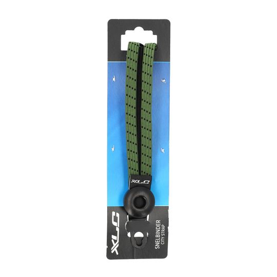 XLC Eye Snelbinder met Oog Zwart/Olijfgroen – Maat 24/12mm / 540mm