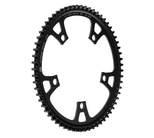Gates Carbon Drive CDX Voortandwiel Aluminium 63T – Maat 63 Tands / 5 Arm / Steek 130