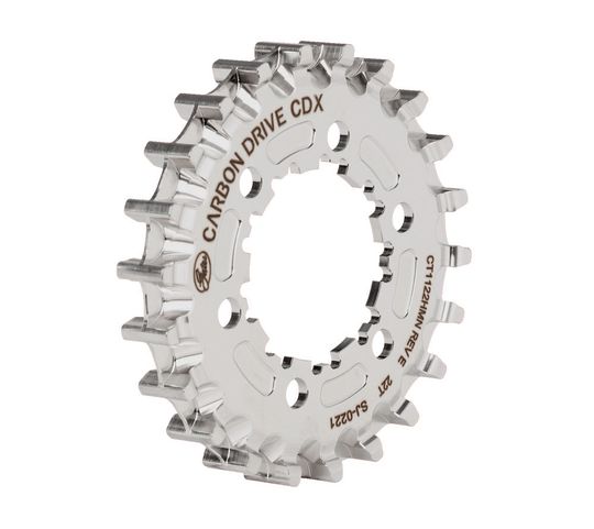 Gates Carbon Drive CDX Achtertandwiel RVS 22T – Maat 22 Tands