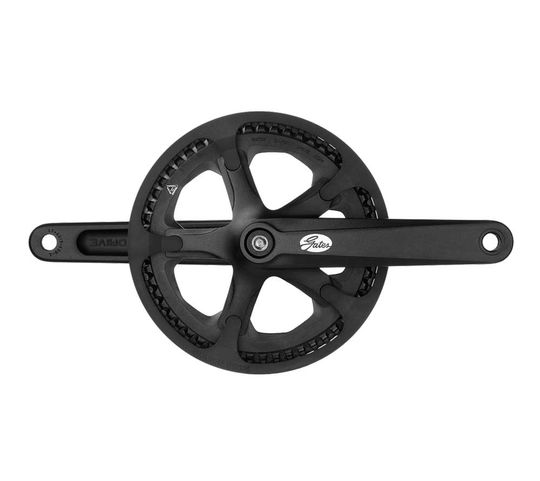 Gates CDN S150 Crankstel Aluminium 55T Zwart – 175mm