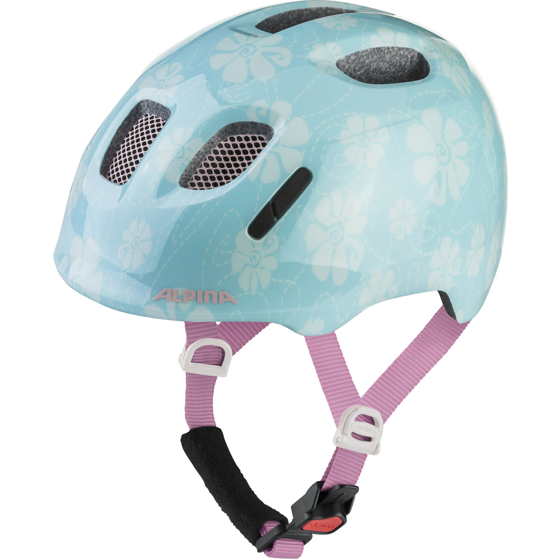 Alpina Ximo 2 Kinderhelm Aqua Rose Flower – Maat 49-54