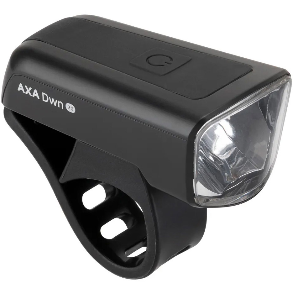 AXA DWN 30 Fietskoplamp - 30 Lux, USB-C Oplaadbaar