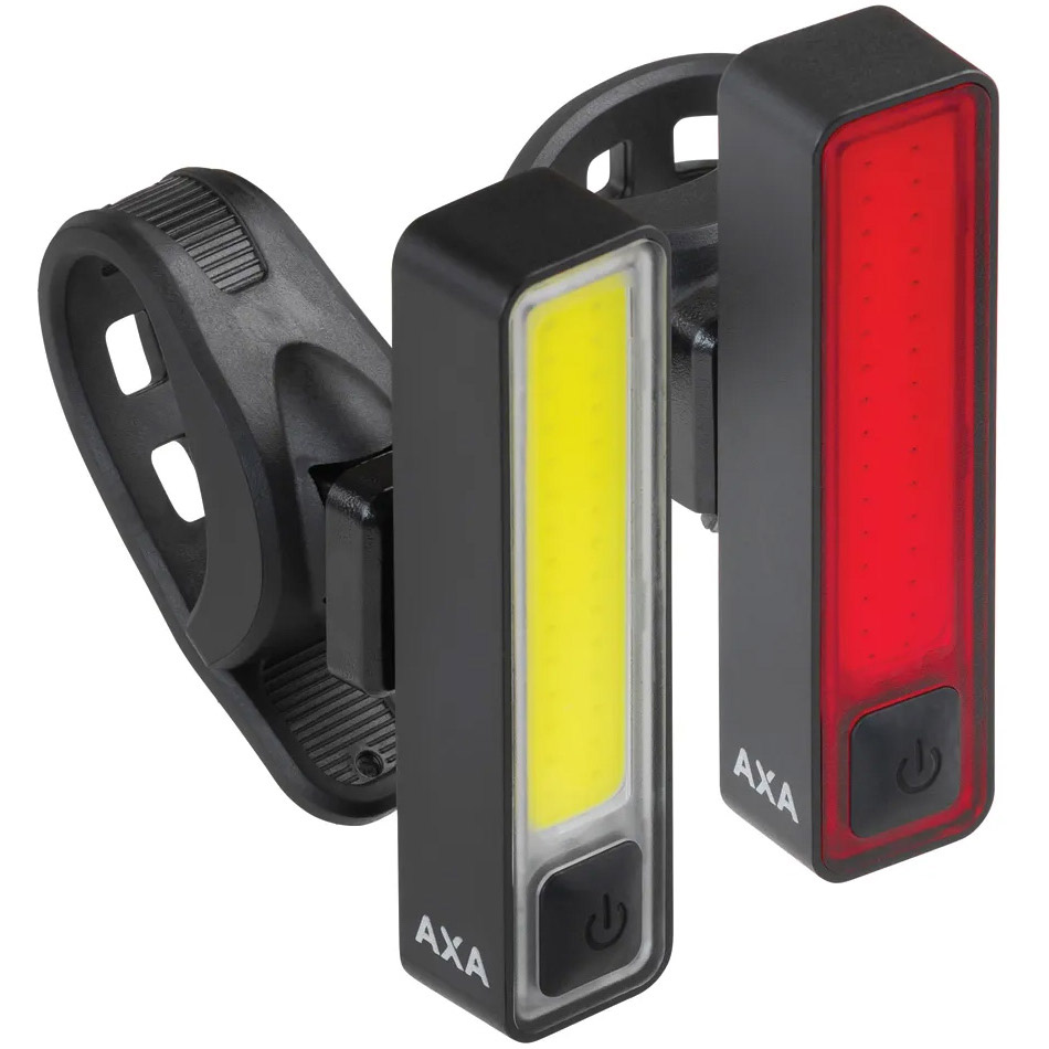 AXA Niteline Slim 70 Lux USB-C Fietsverlichtingsset