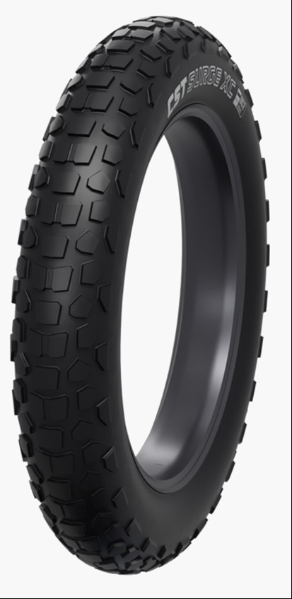 CST Surge XC Fatbike Buitenband 20x4.00 - 100-406 Zwart Refl