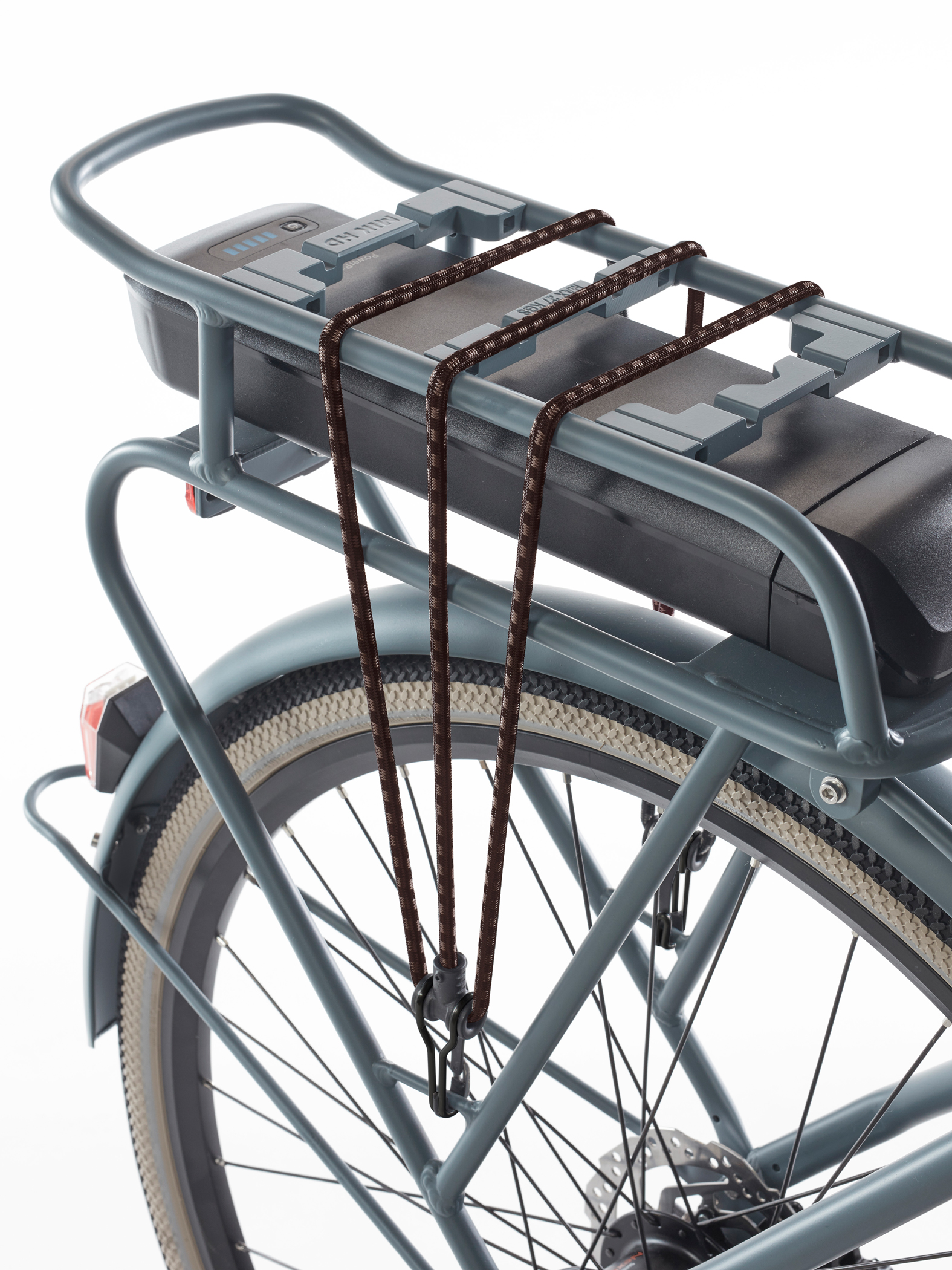 Cortina Jakarta snelbinder met haken - bruin/zwart