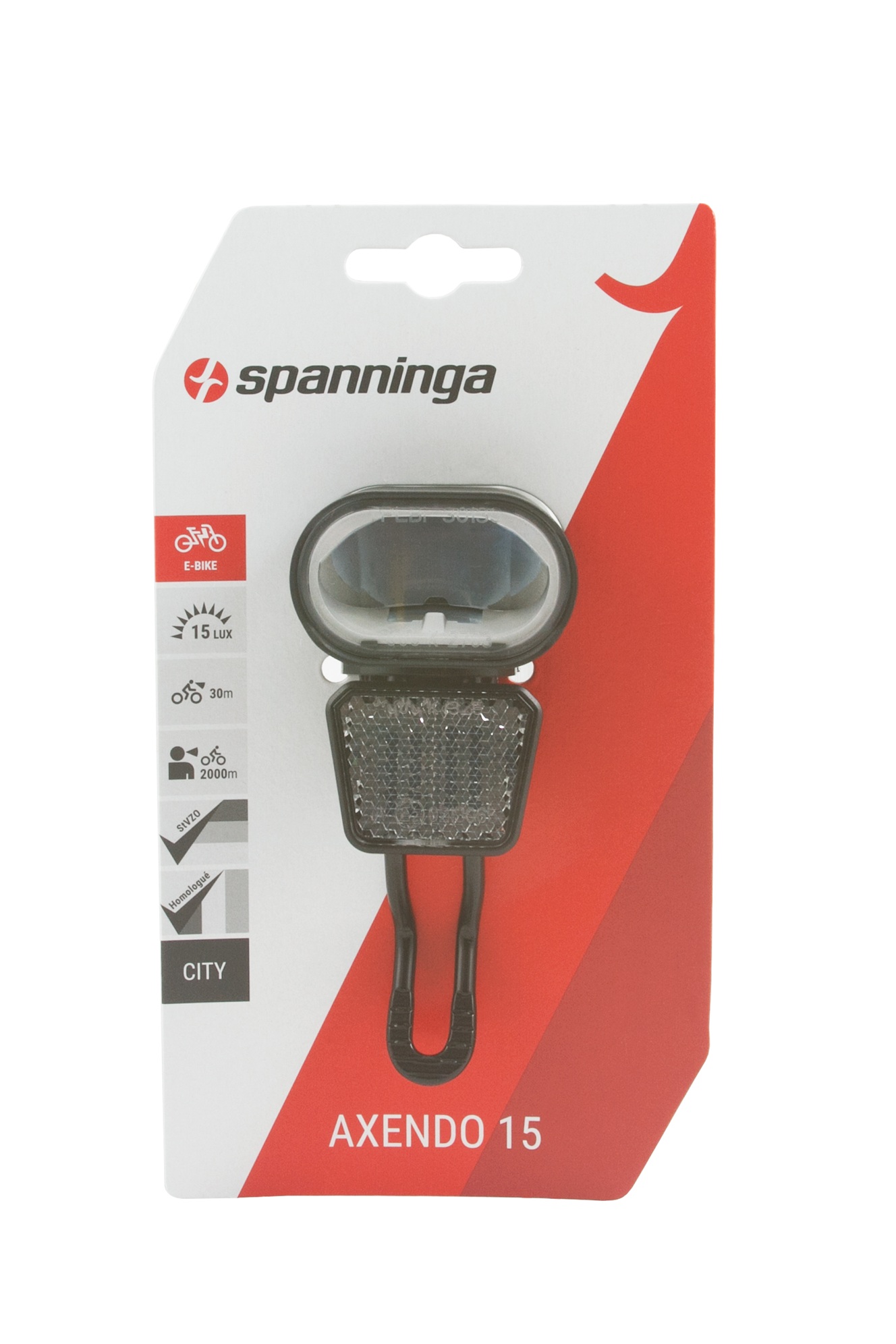 Spanninga Axendo 15 XE koplamp E-bike 6-12V