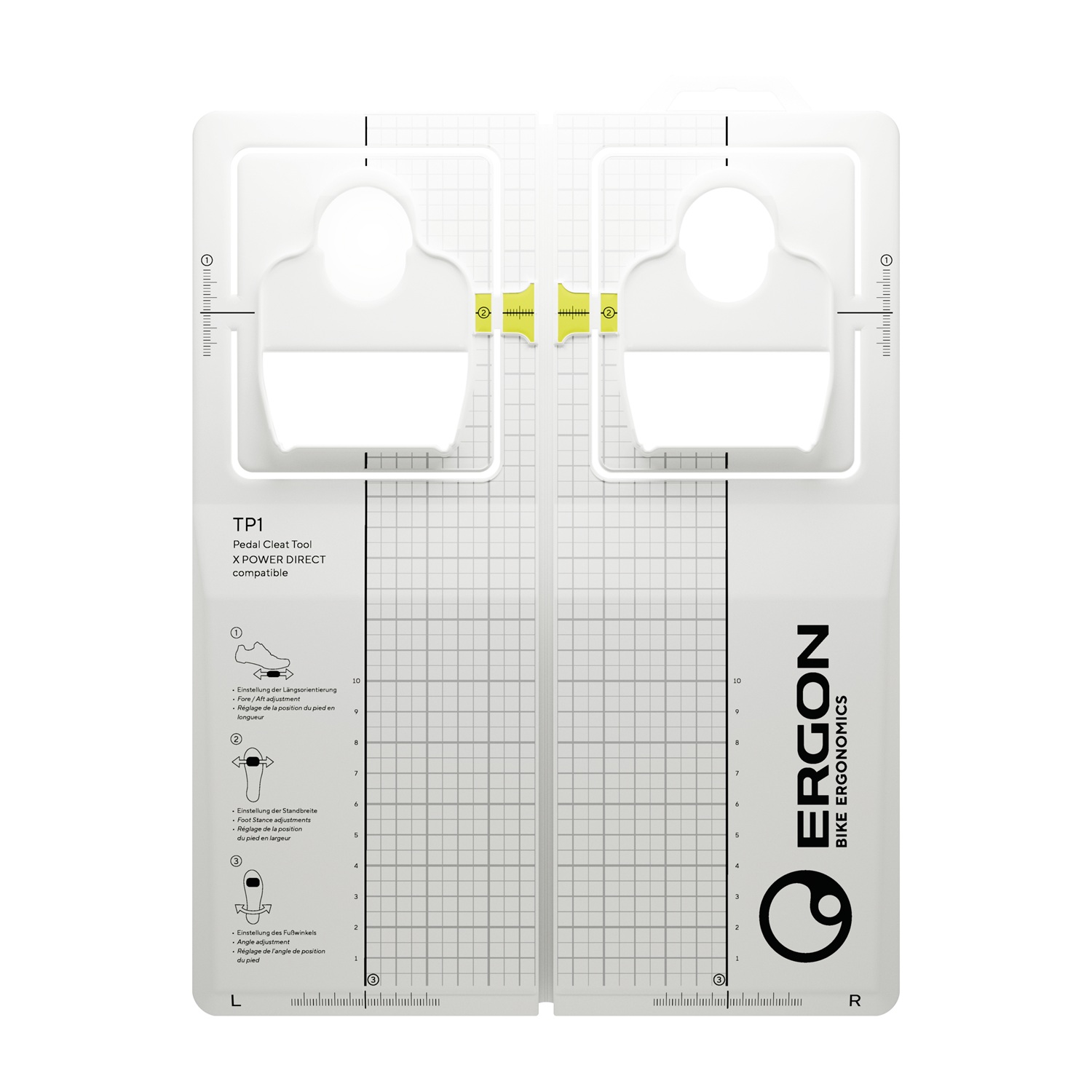 Ergon afstelmal TP1 X-Power Direct voor schoenplaatjes