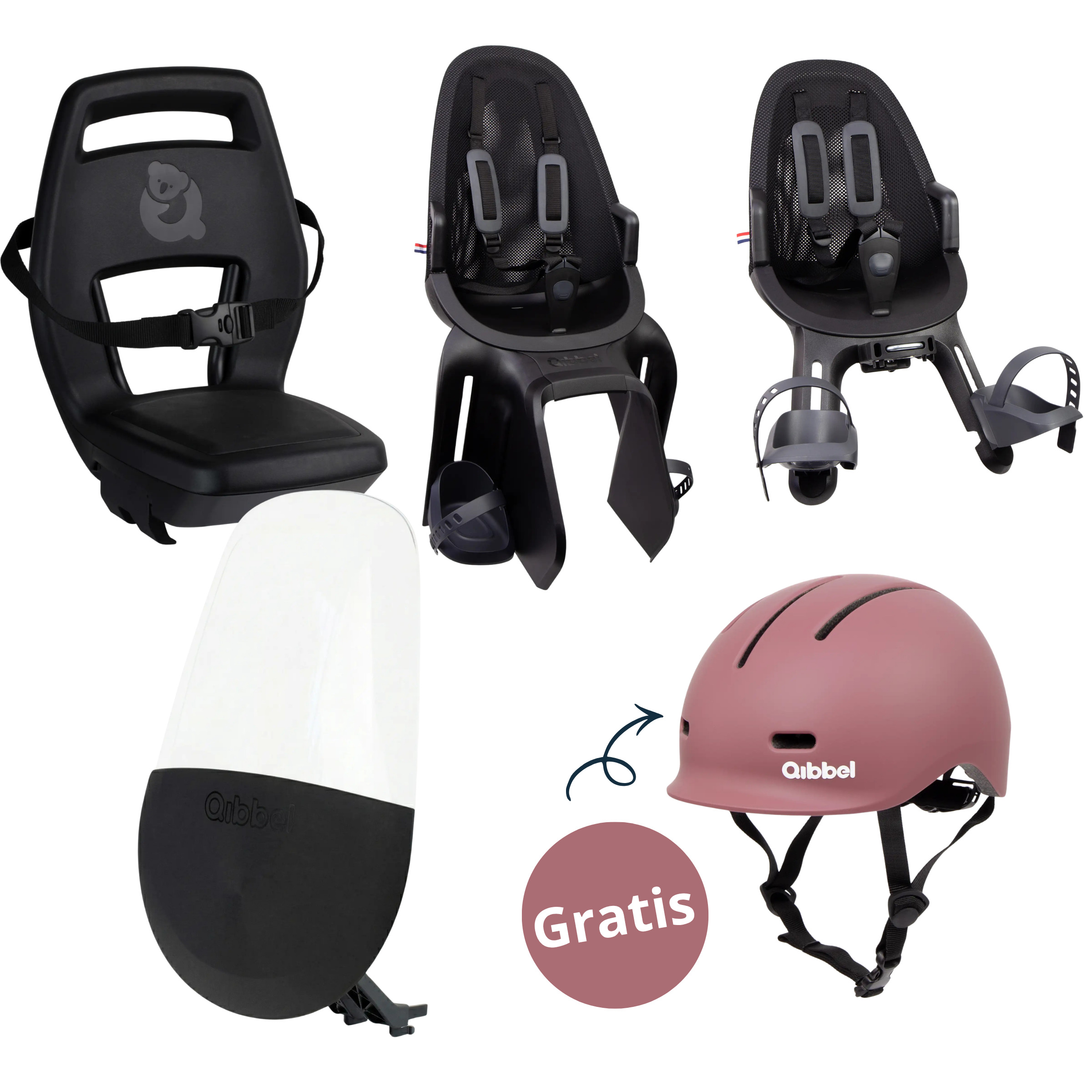 Qibbel Essentials Kinderzitjes Pakket 1 – Maat S 52-56 cm