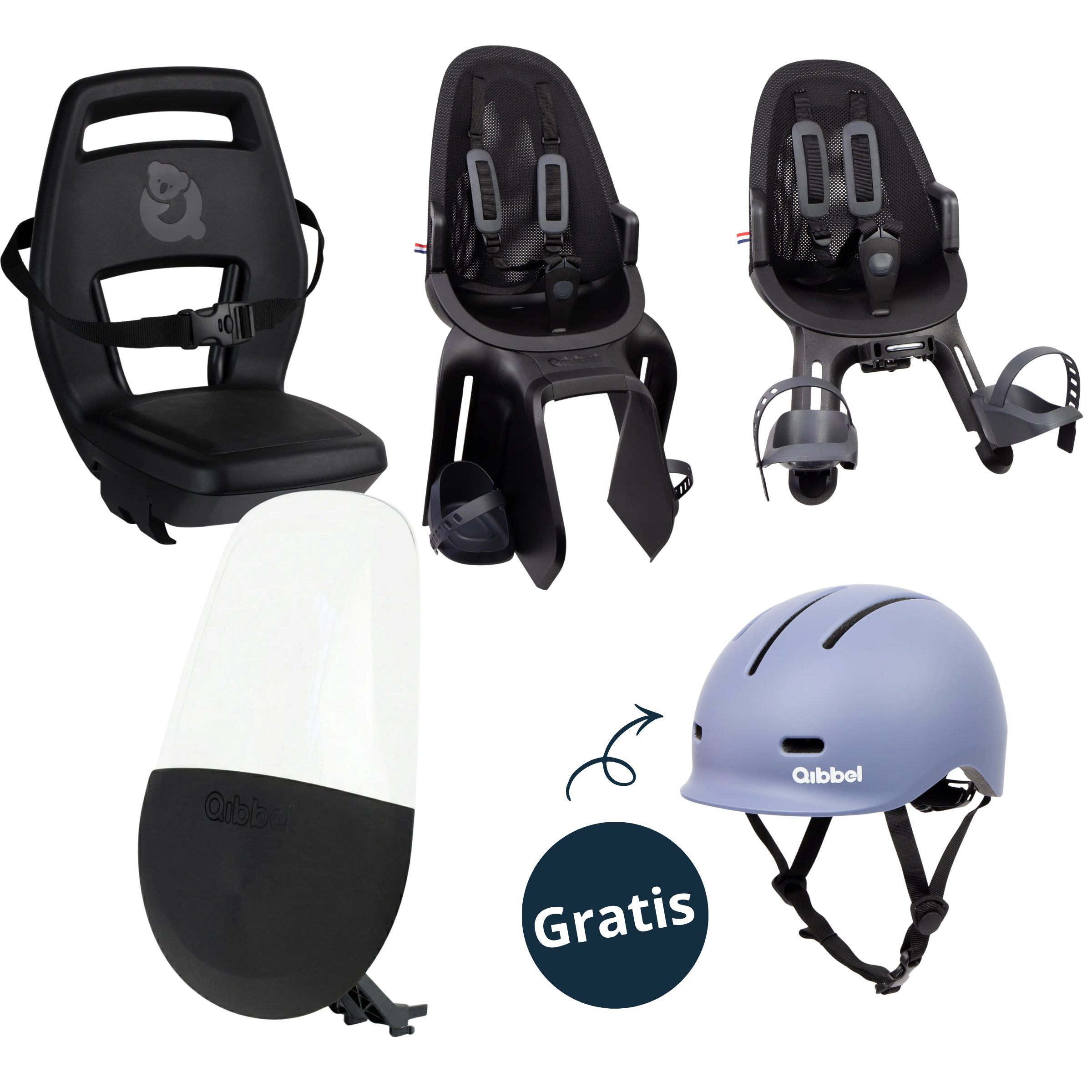 Qibbel Essentials Kinderzitjes Pakket 2 – Compleet Set